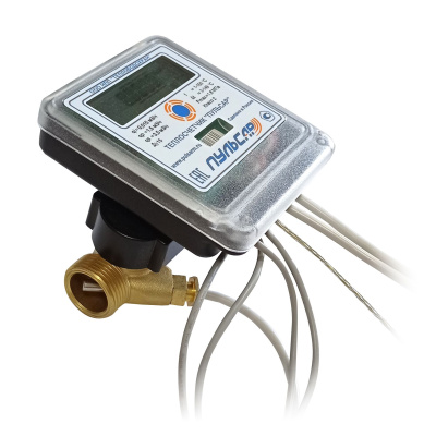 Ультразвуковой теплосчетчик Ду15 LoRa, qp=1,5 м3/ч, обратный, 150°C