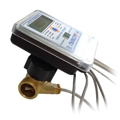 Ультразвуковой теплосчетчик Ду15 LoRa, qp=1,5 м3/ч, обратный, 150°C